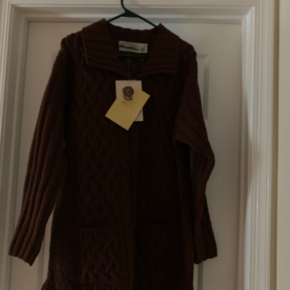 Irish Zippered Cardigan